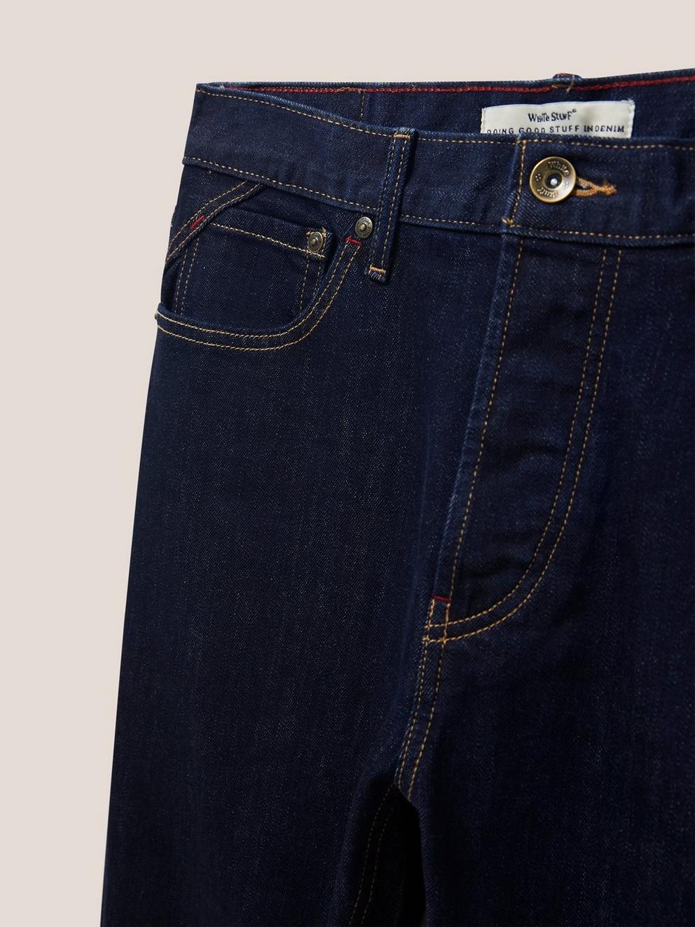 Harwood Straight Jean in DK DENIM - FLAT DETAIL