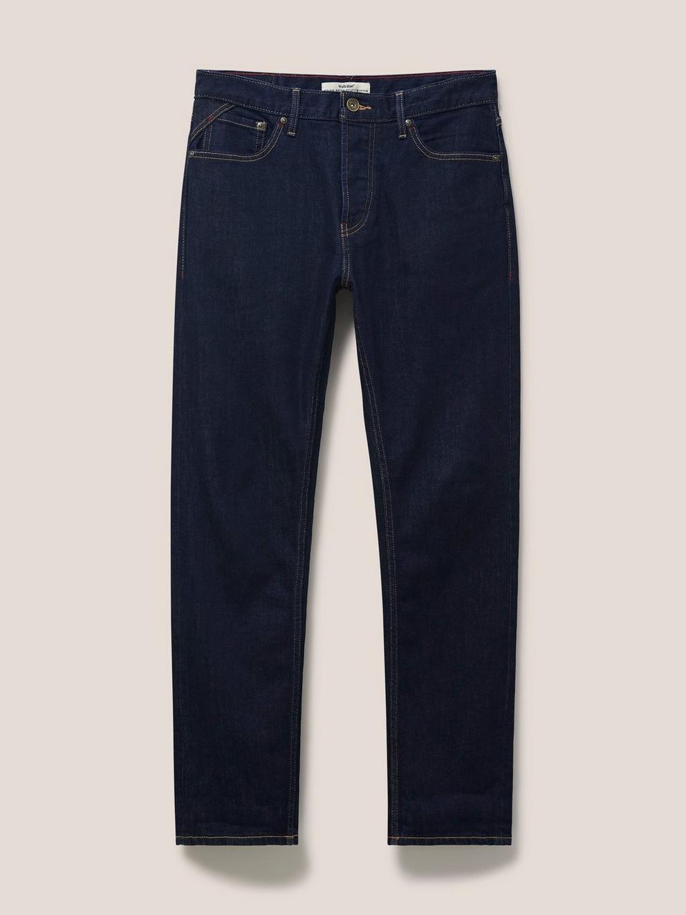 Harwood Straight Jean in DK DENIM - FLAT FRONT