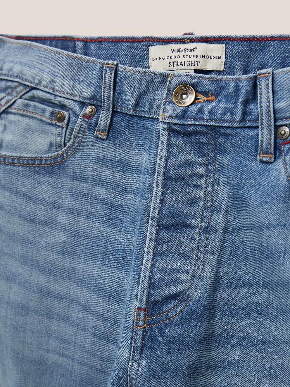 Harwood Straight Jean in LGT DENIM - FLAT DETAIL