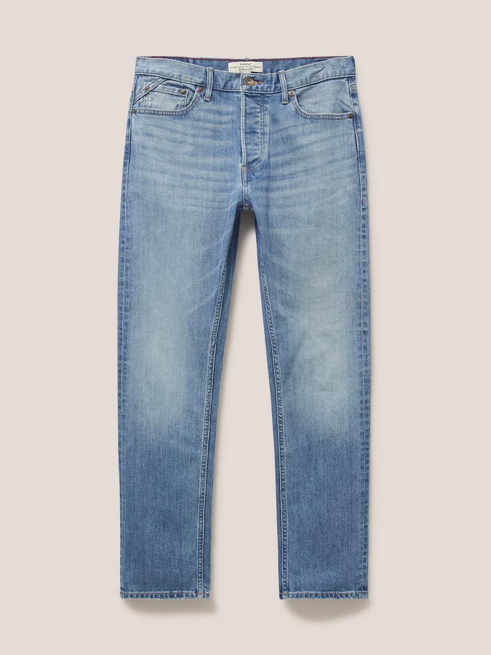 Harwood Straight Jean in LGT DENIM - FLAT FRONT