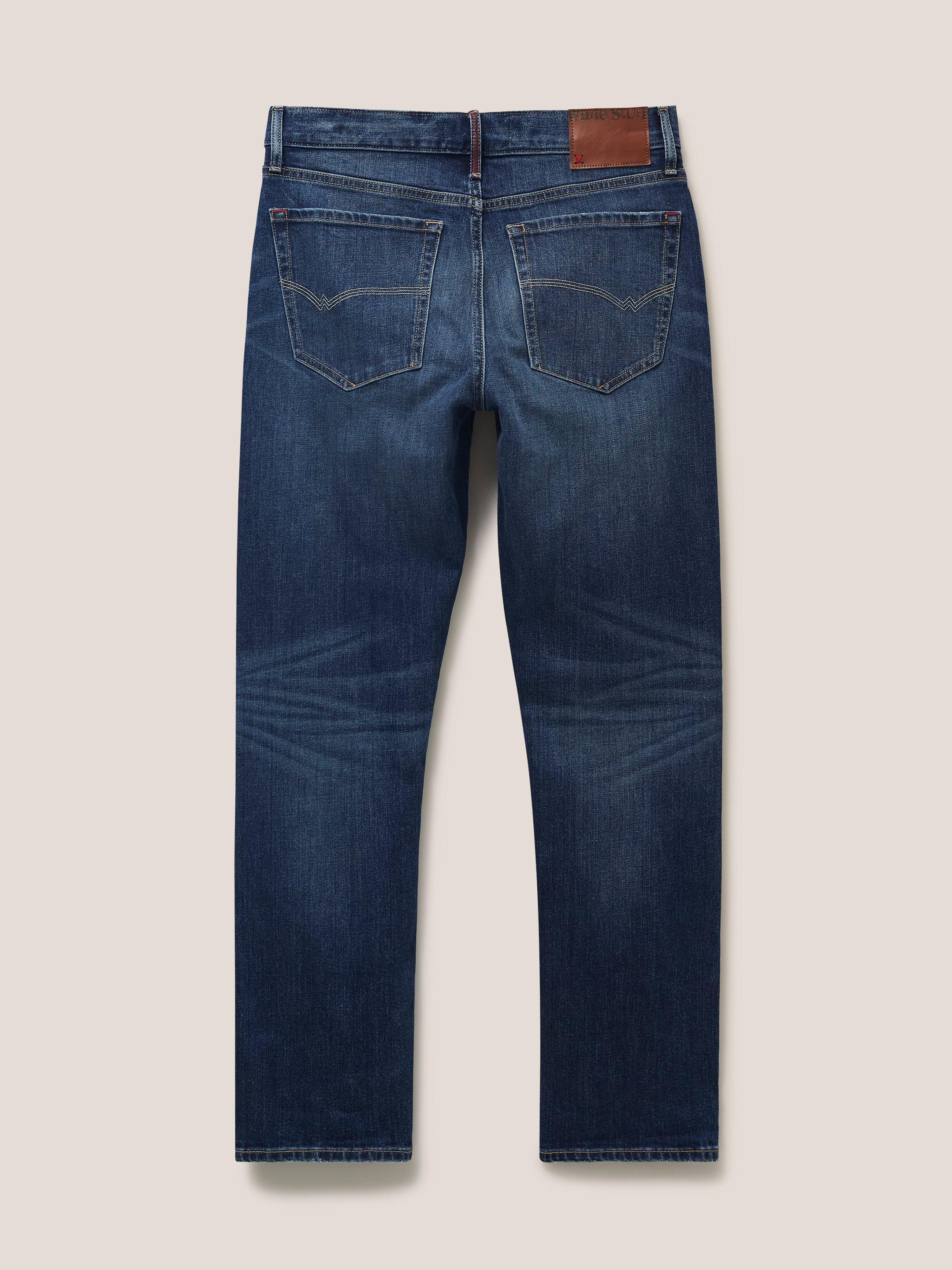 Harwood Straight Jean in MID DENIM - FLAT BACK