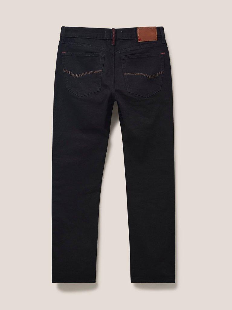 Harwood Straight Jean in PURE BLK - FLAT BACK