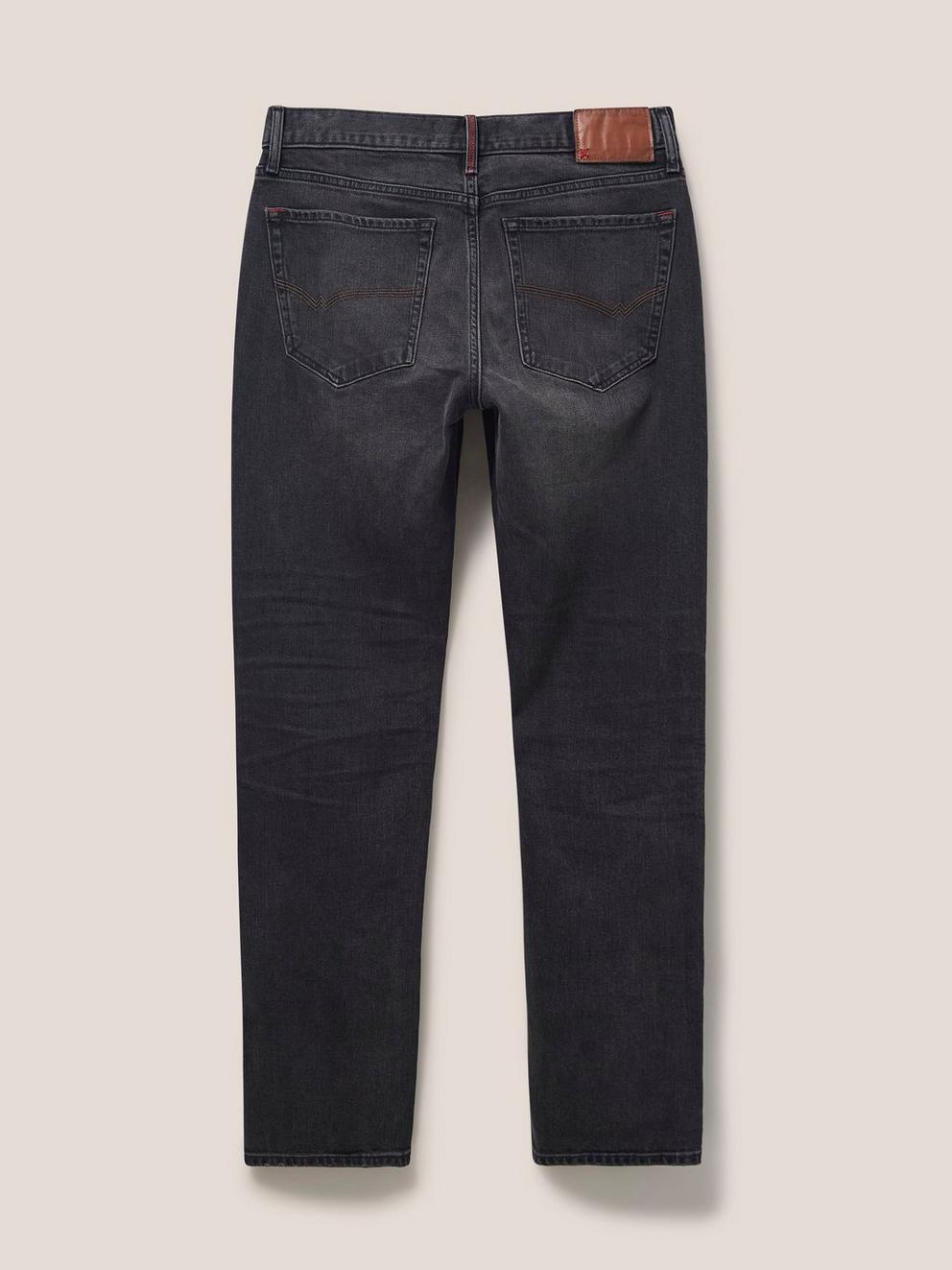 Harwood Straight Jean in WASHED BLK - FLAT BACK