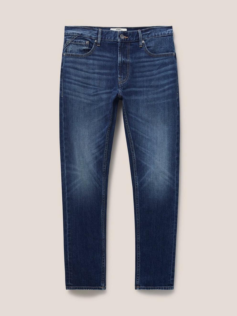 Harwood Slim Jean in MID DENIM - FLAT FRONT