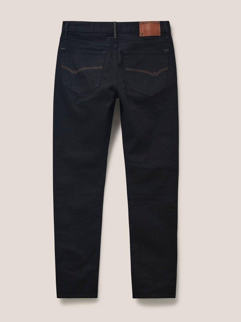 Harwood Slim Jean in PURE BLK - FLAT BACK