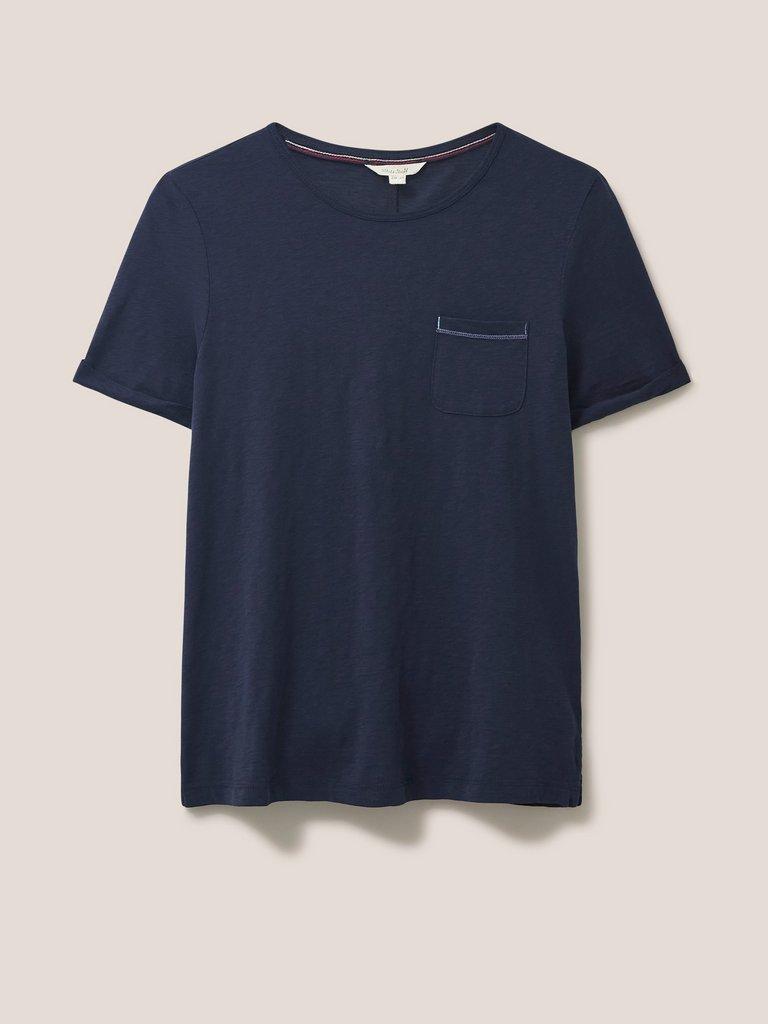 Neo Cotton Tee in FR NAVY - FLAT FRONT