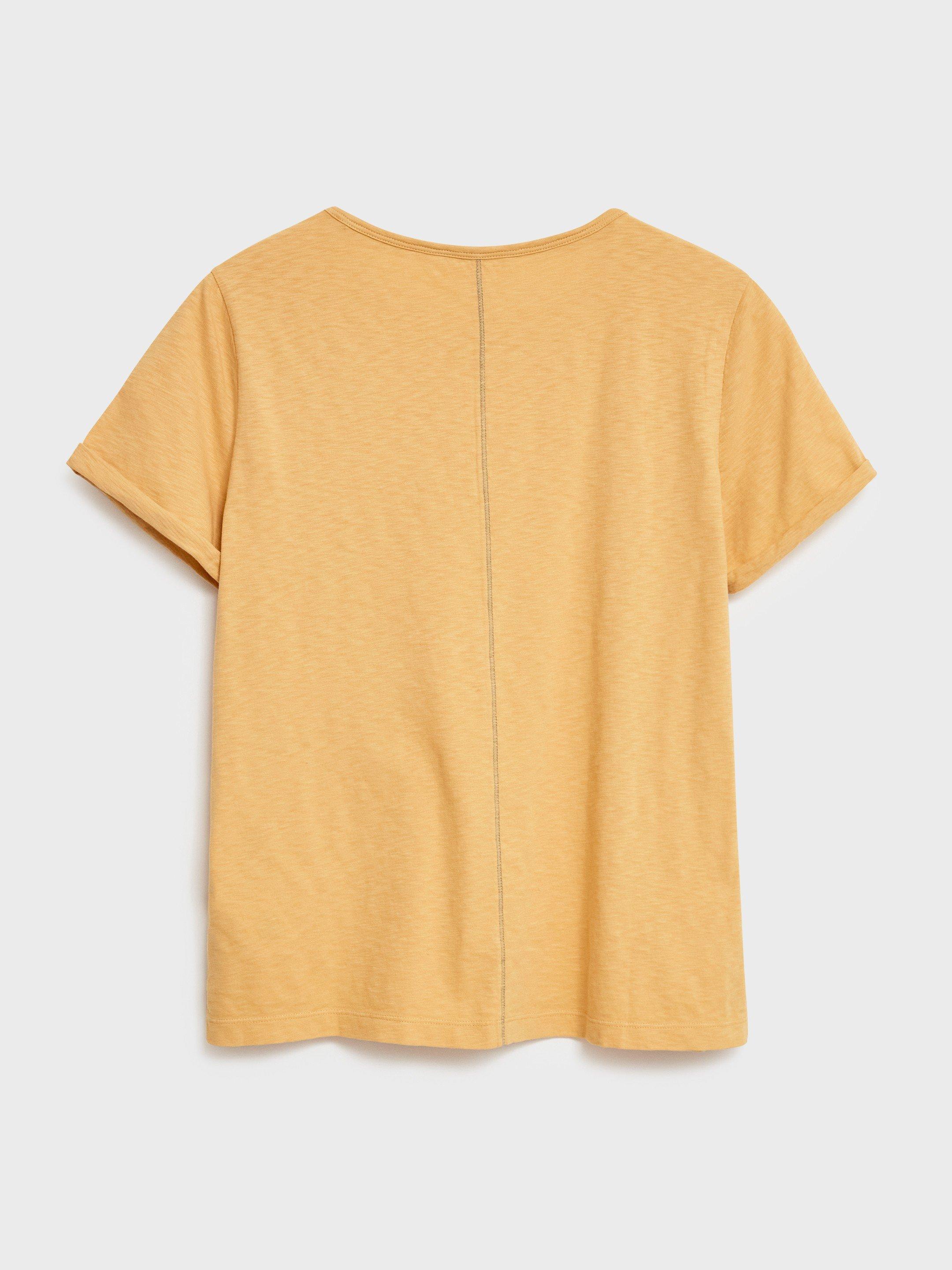 Neo Cotton Tee in MID YELLOW - FLAT BACK