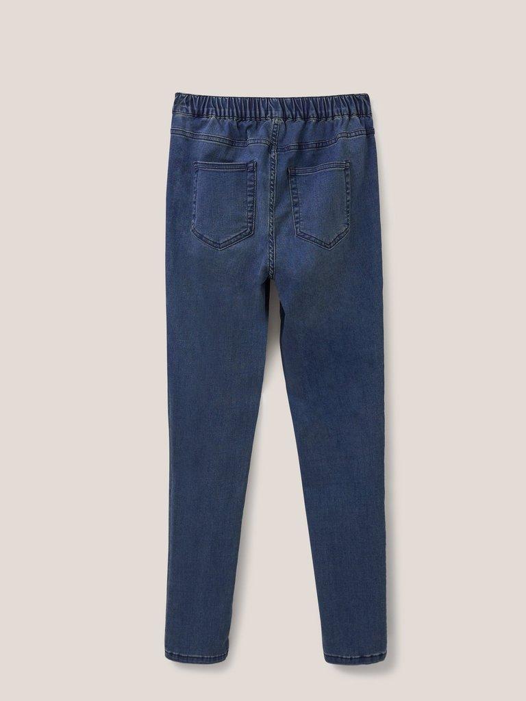 Janey Full Length Jegging in MID DENIM - FLAT BACK
