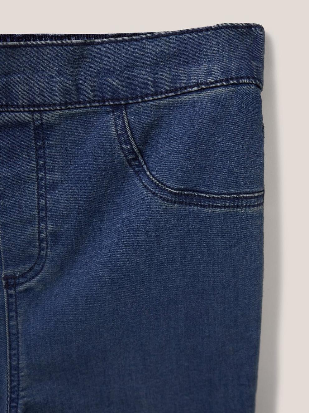 Janey Full Length Jegging in MID DENIM - FLAT DETAIL