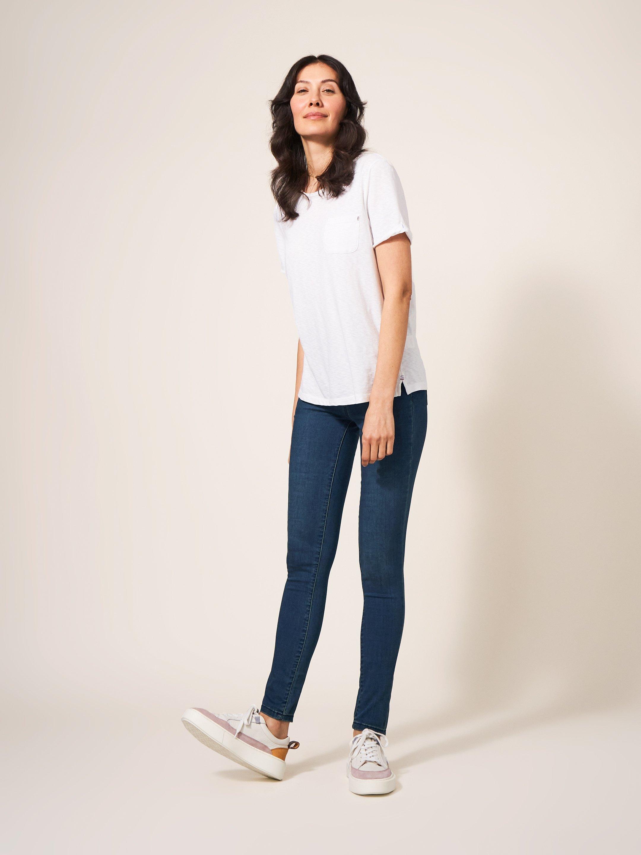 Yummie Gloria Skimmer Cotton Stretch Shaping Leggings - Leggings from   UK