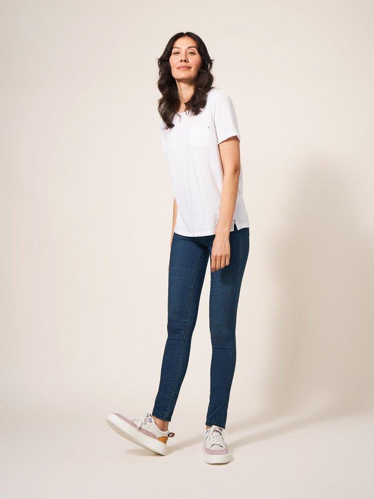 White Stuff Janey Crop Jeggings - Mid Teal - Home in the Highlands