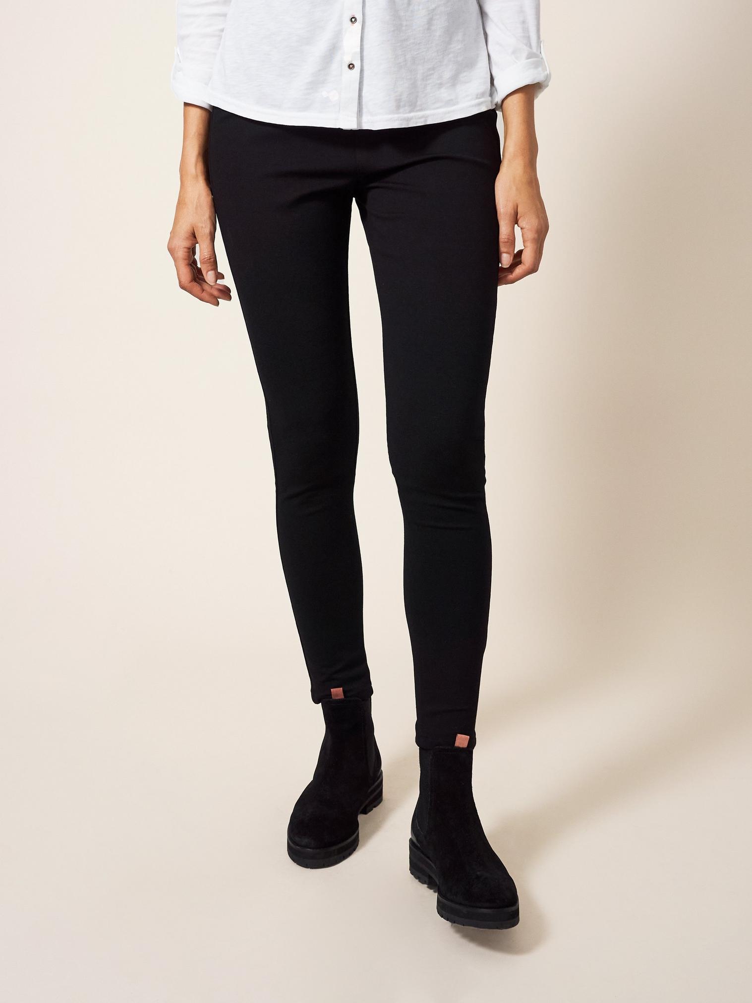 Black Ponte Jeggings, Women