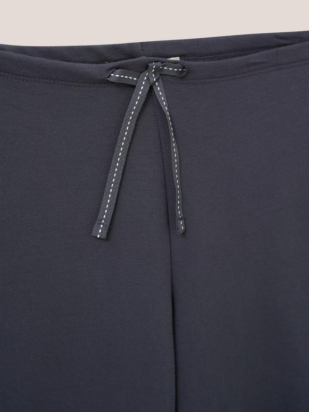 Dolce Organic Pant in CHARC GREY - FLAT DETAIL