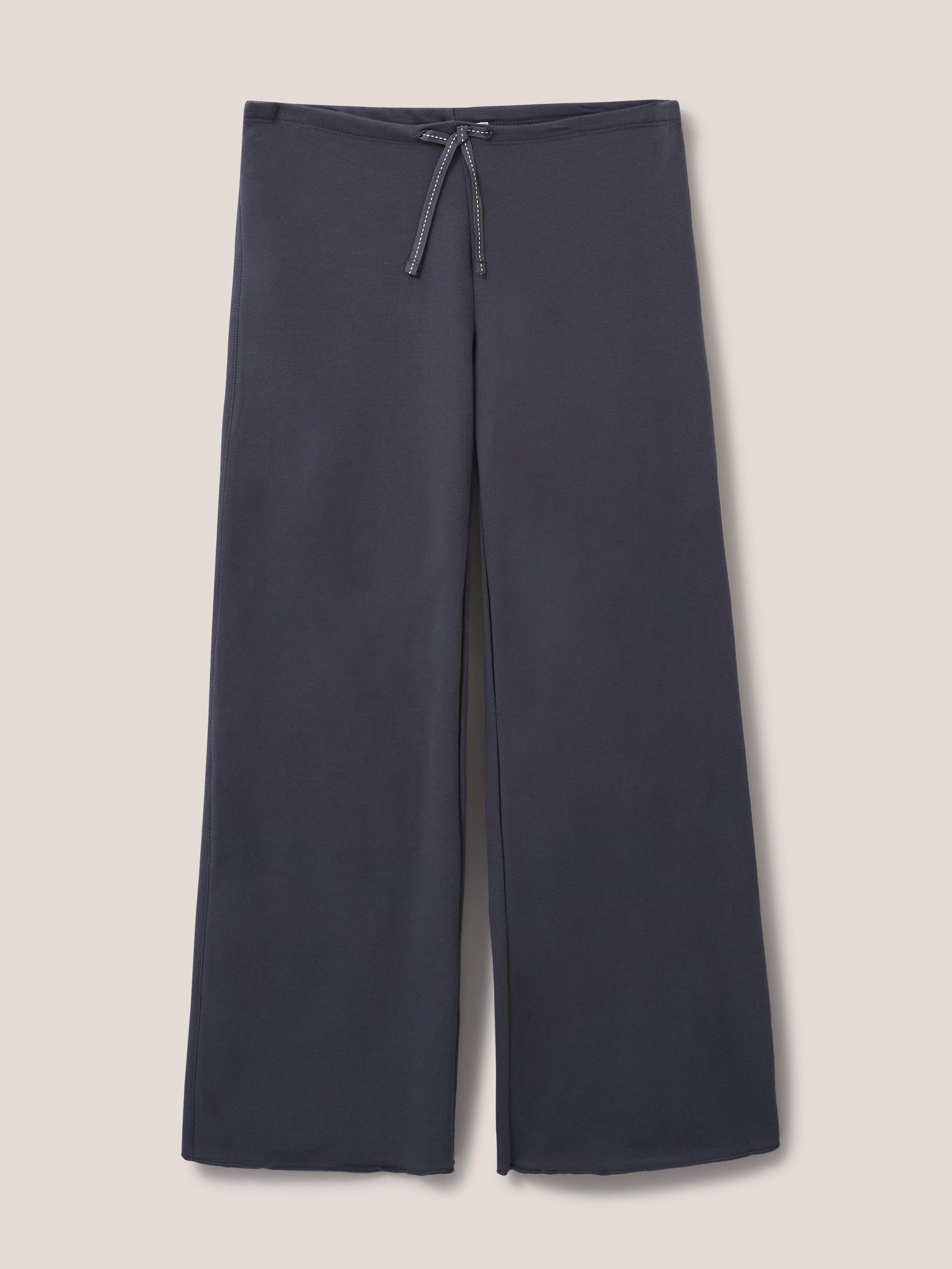 Dolce Organic Pant in CHARC GREY - FLAT FRONT