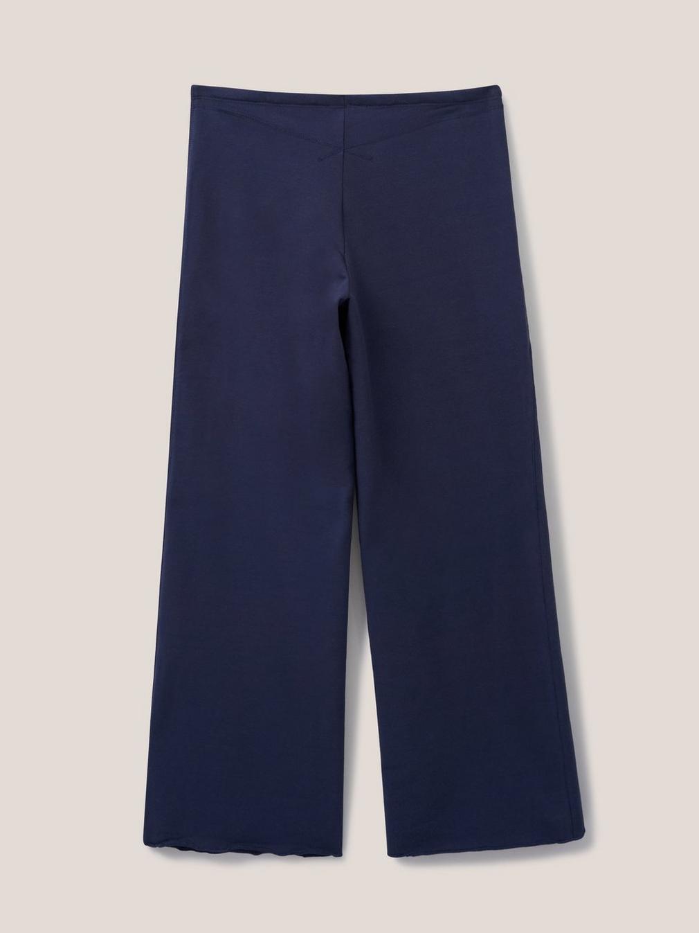 Dolce Organic Pant in NAVY MULTI - FLAT BACK