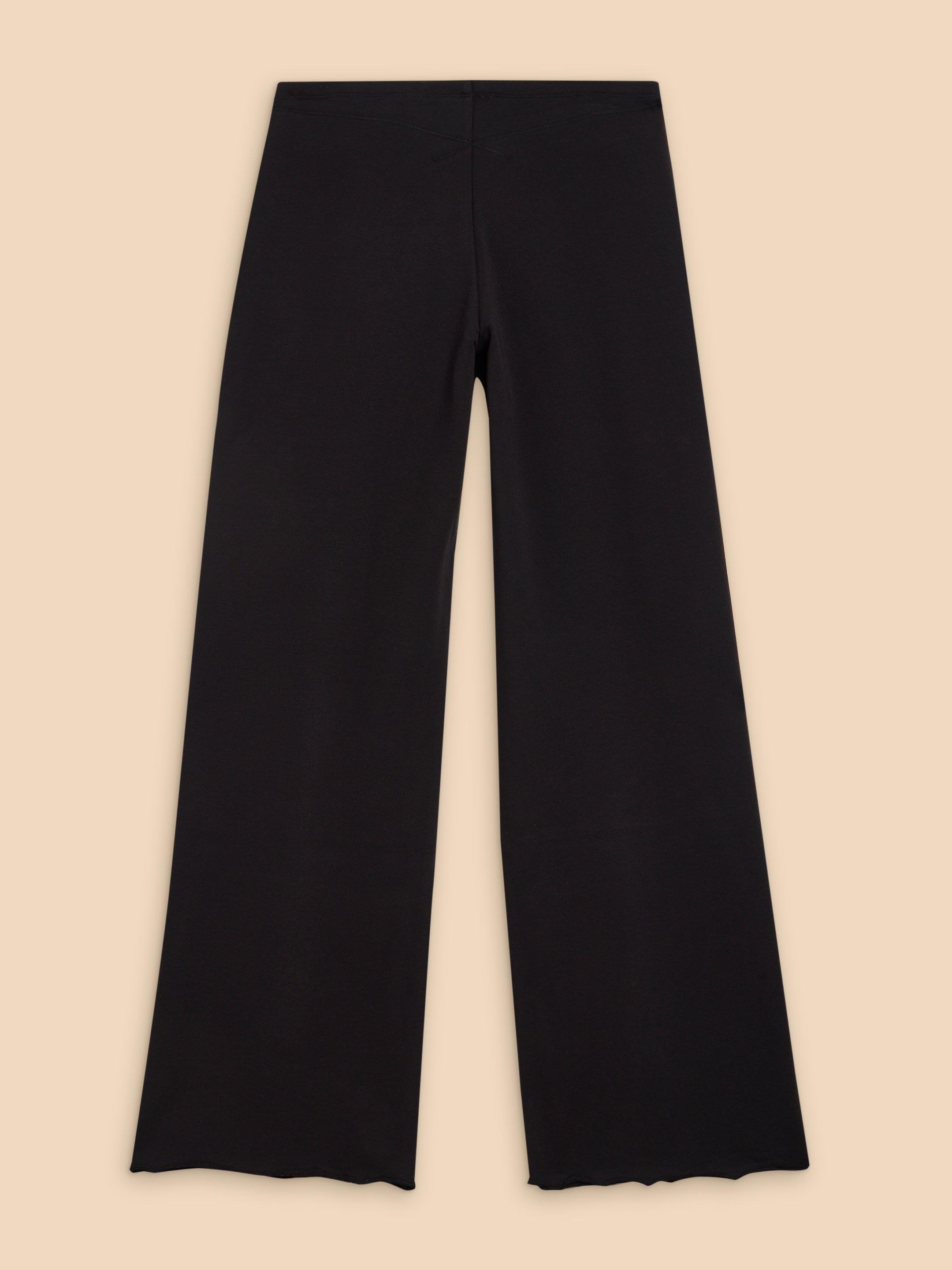 Dolce Organic Pant in PURE BLK - FLAT BACK