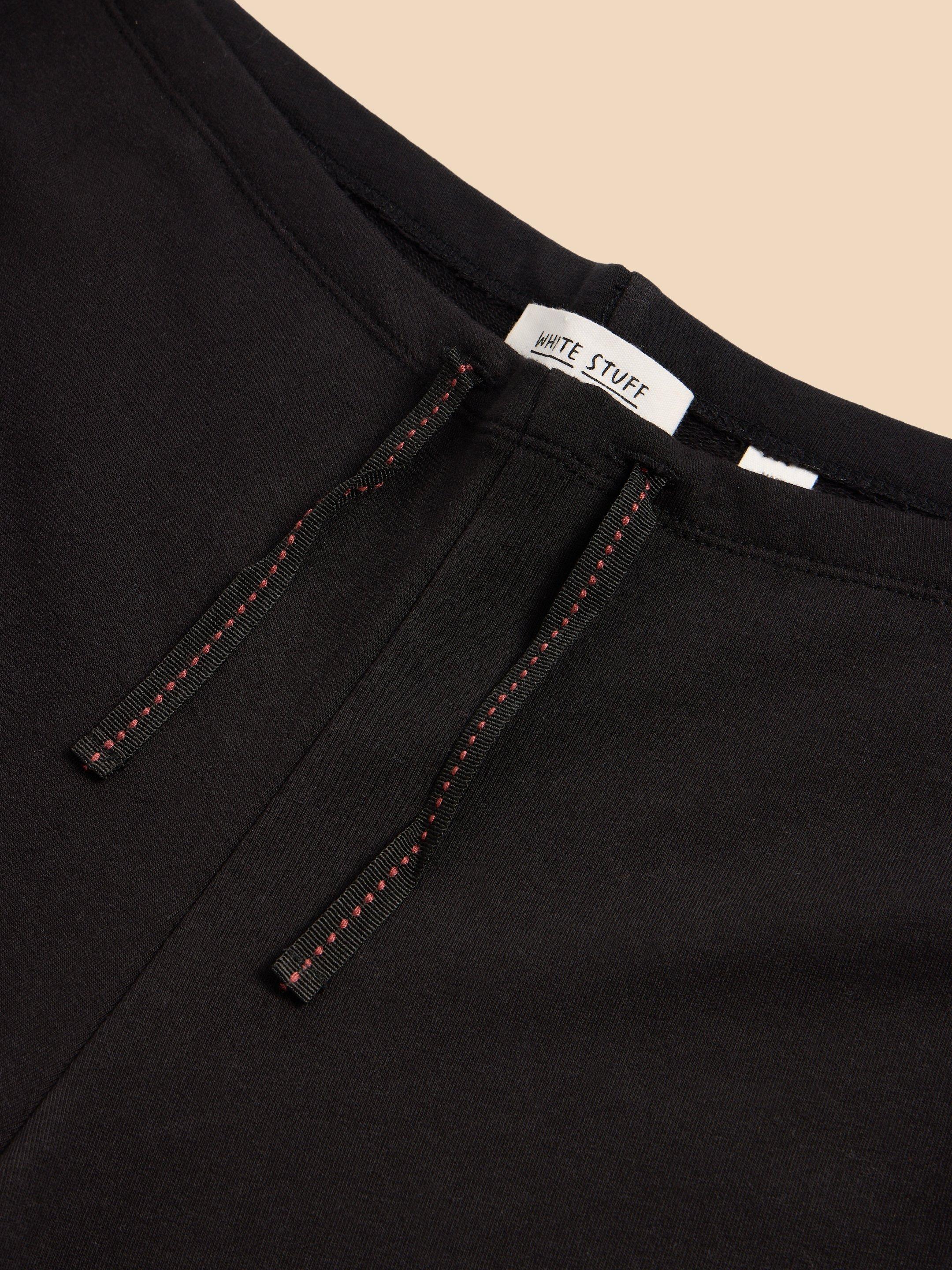 Dolce Organic Pant in PURE BLK - FLAT DETAIL