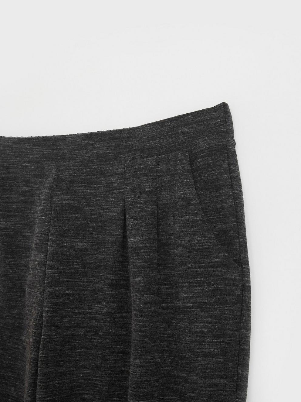 Maison Jogger in CHARC GREY - FLAT DETAIL