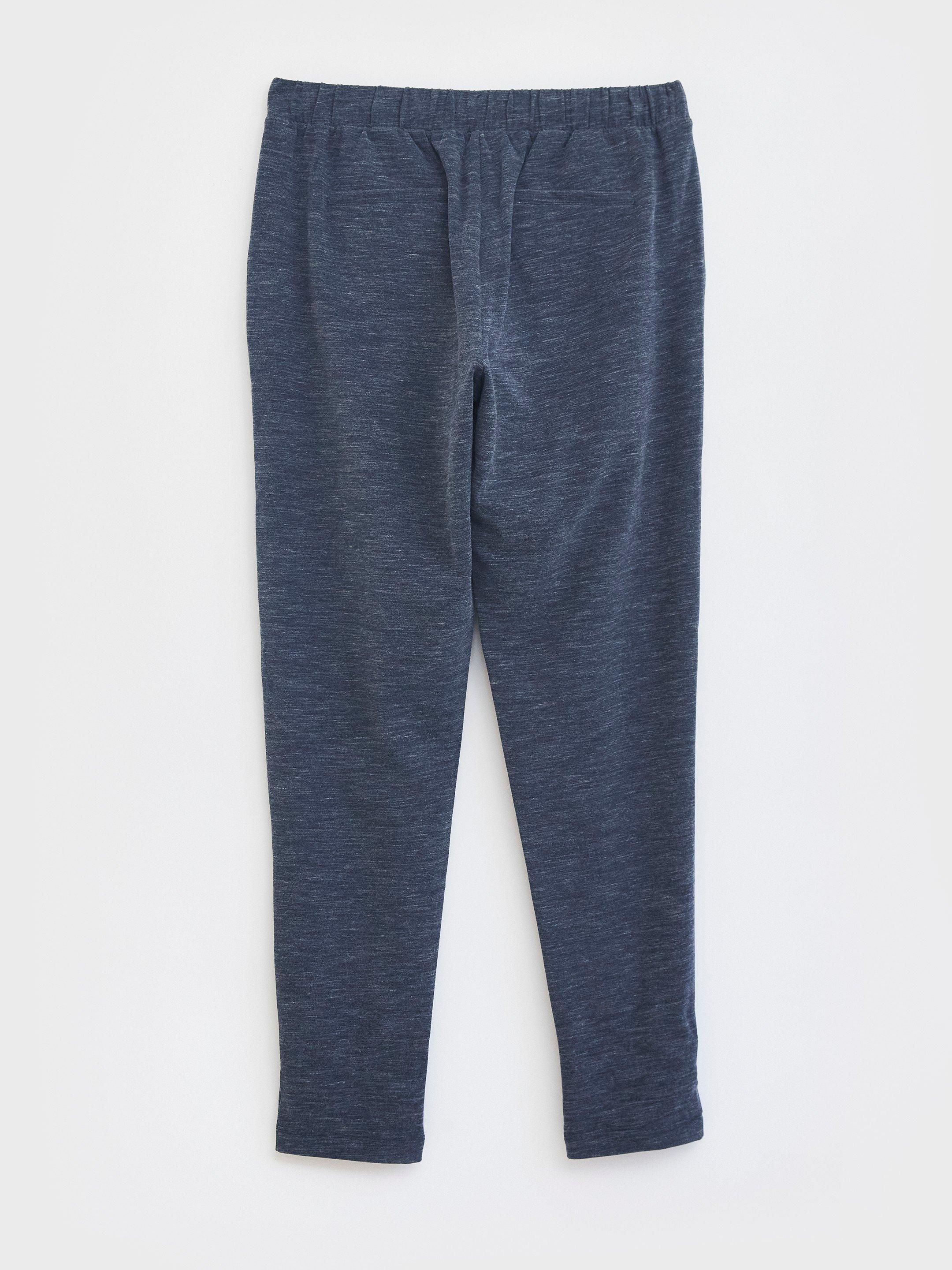 Maison Jogger in MID BLUE - FLAT BACK