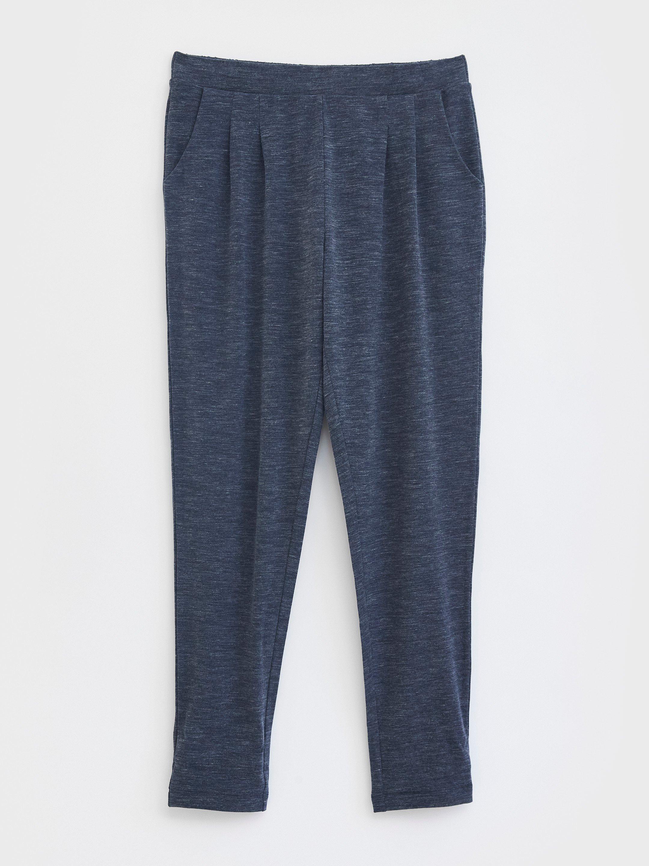 Maison Jogger in MID BLUE - FLAT FRONT