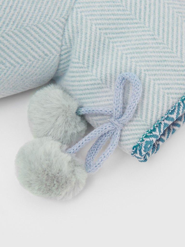 Herringbone Bootie in BLUE MLT - FLAT BACK