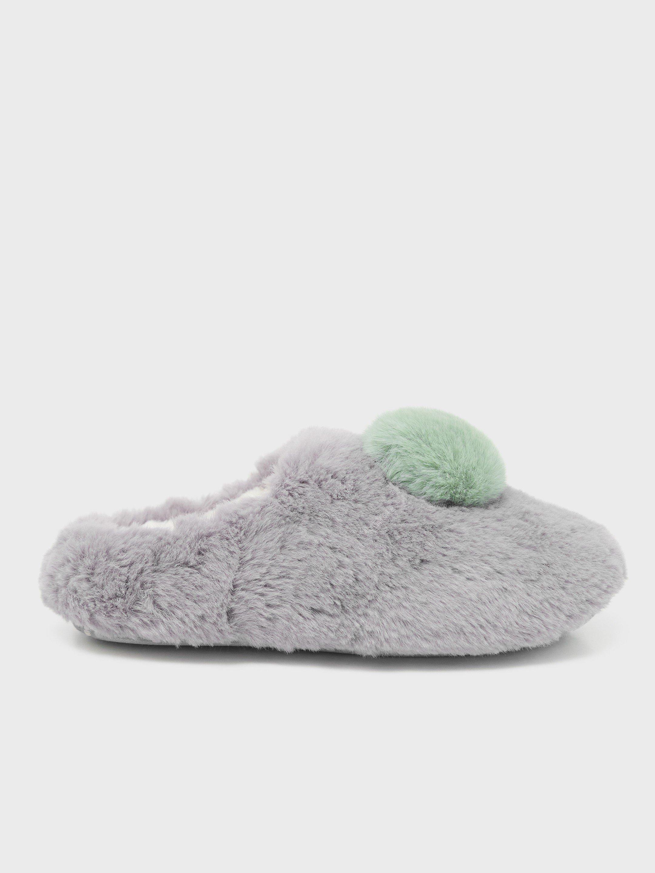 Faux Fur Mule