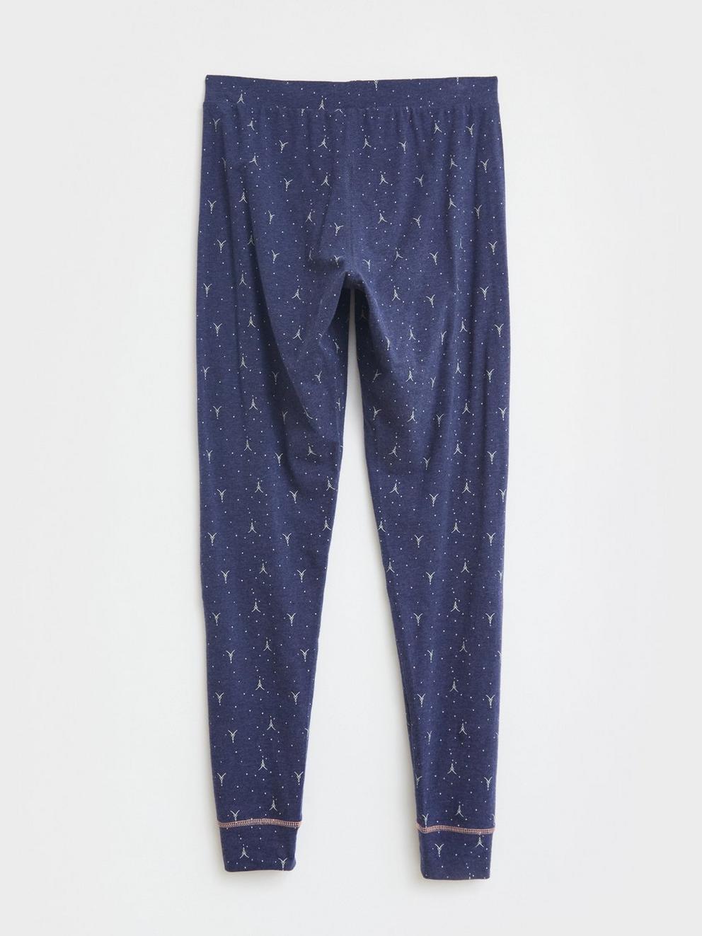 Selena Jersey PJ Bottom in PURPLE PR - FLAT BACK