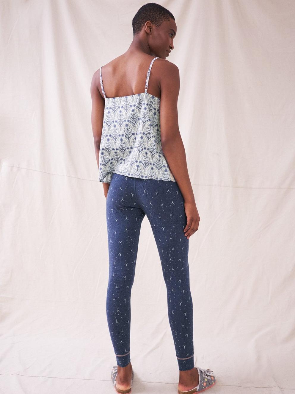 Selena Jersey PJ Bottom in PURPLE PR - MODEL BACK