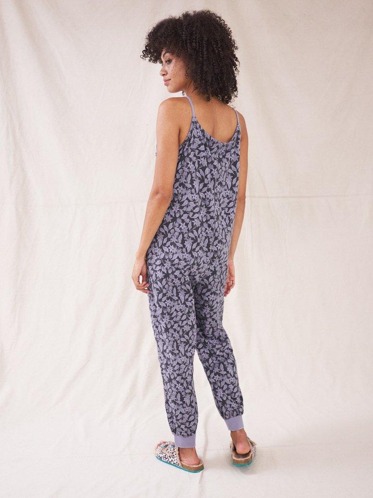 Olive Jumpsuit in GREY PR - MODEL BACK