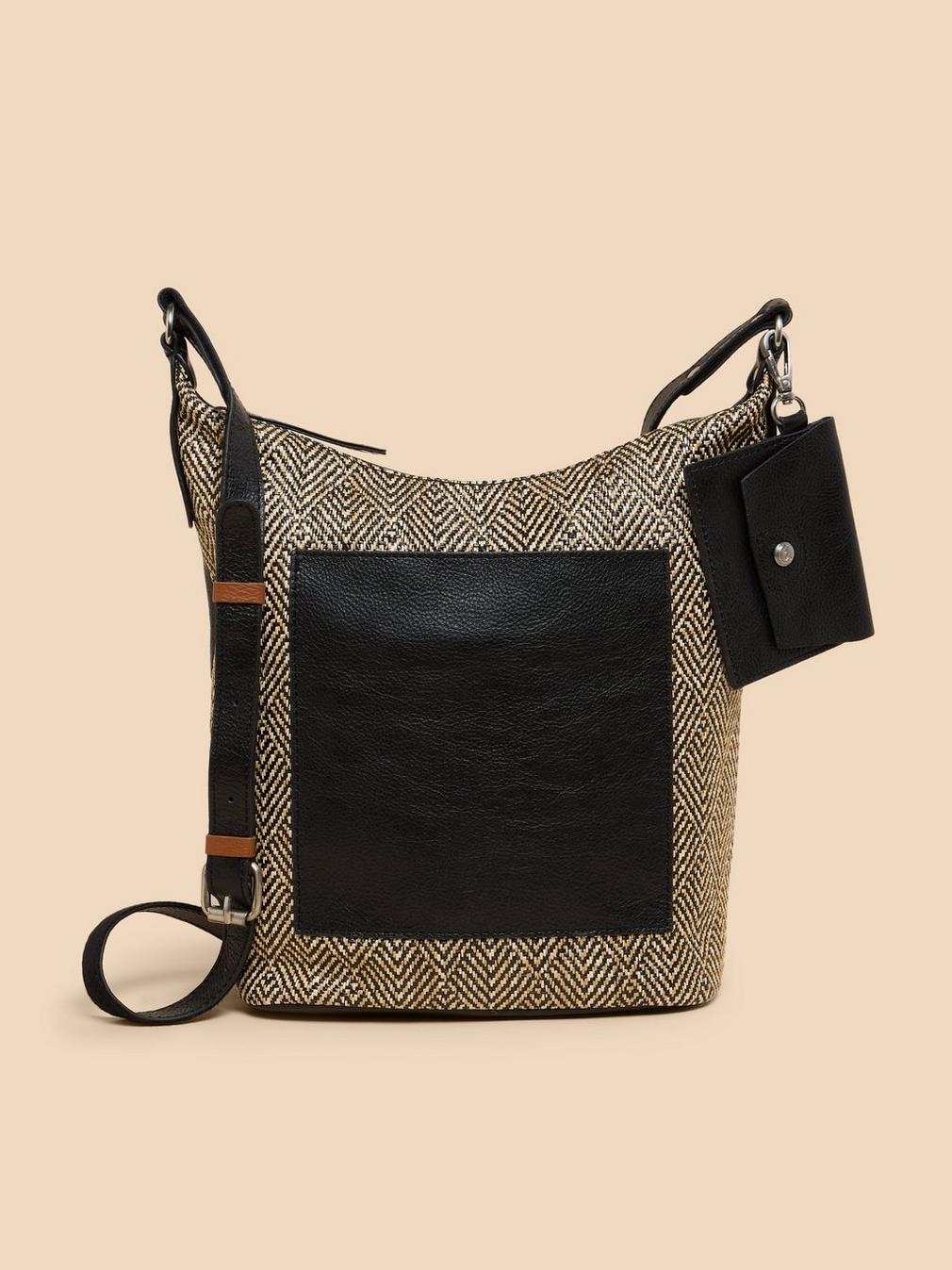 Fern Leather Crossbody in BLK MLT - LIFESTYLE