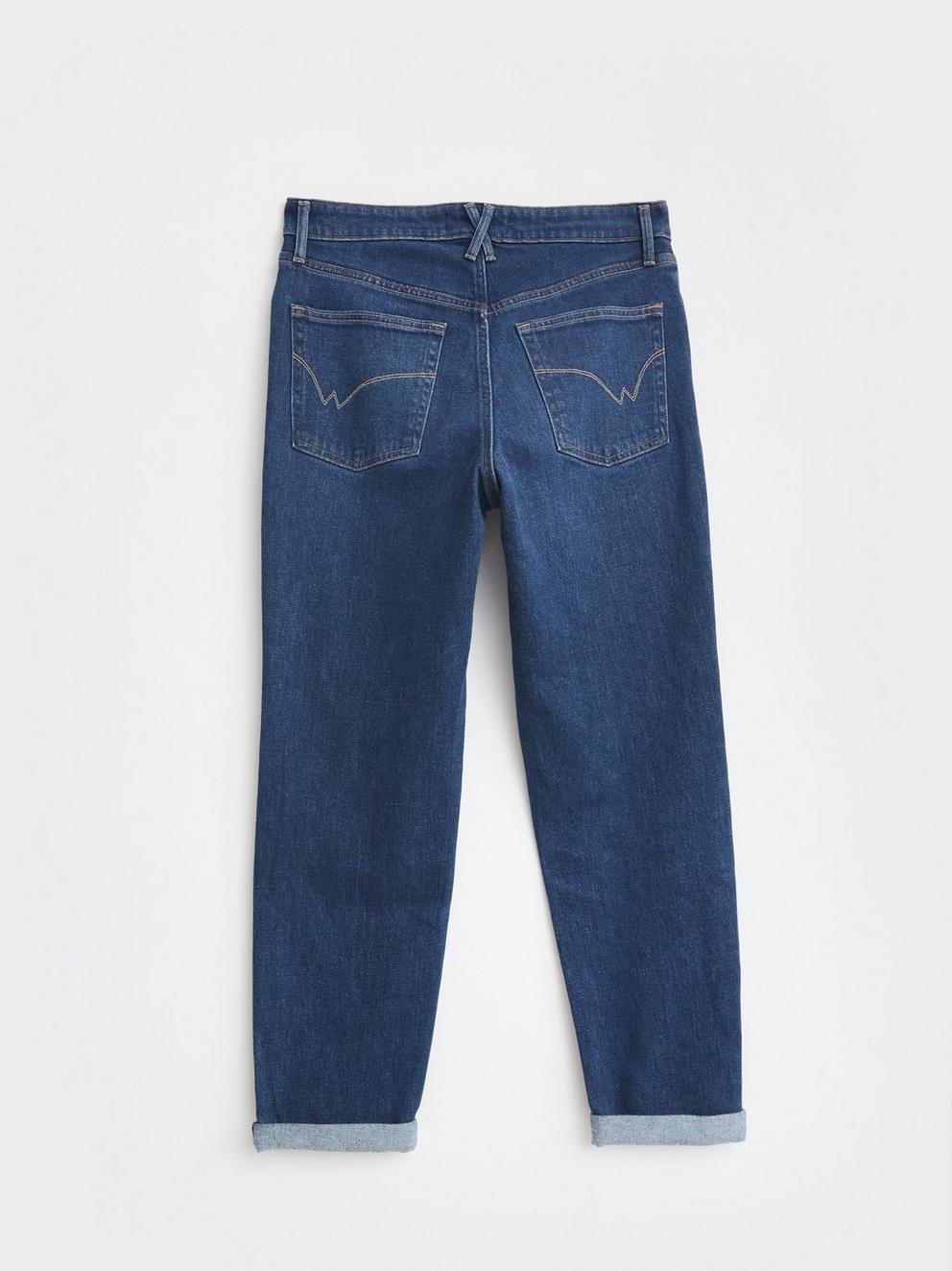 Katy Slim Jean in MID DENIM - FLAT BACK