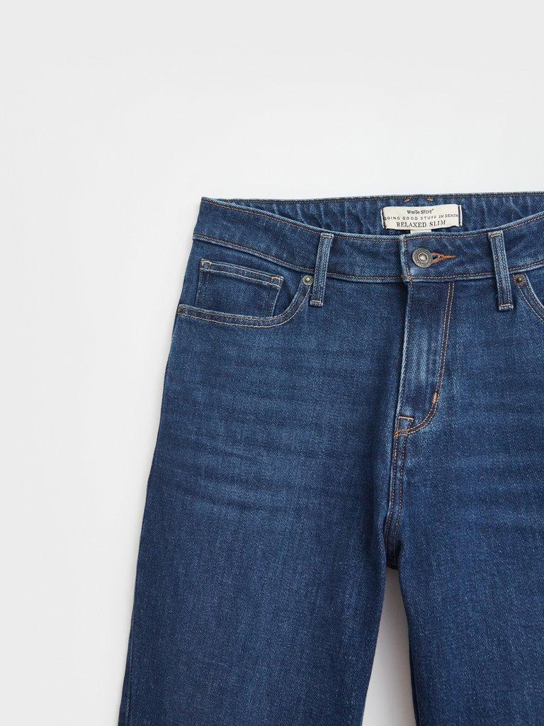 Katy Slim Jean in MID DENIM - FLAT DETAIL