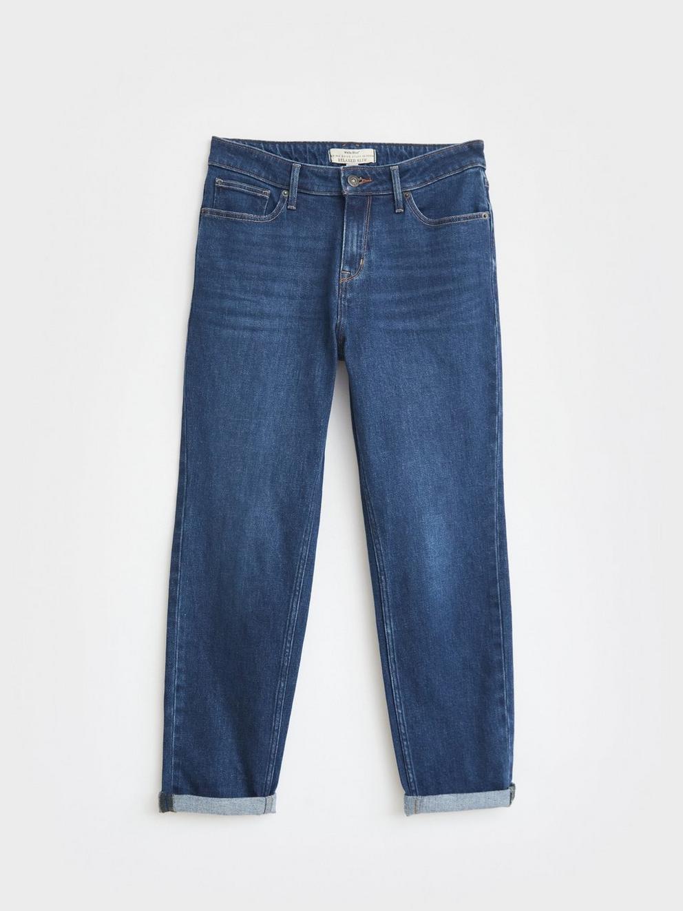 Katy Slim Jean in MID DENIM - FLAT FRONT