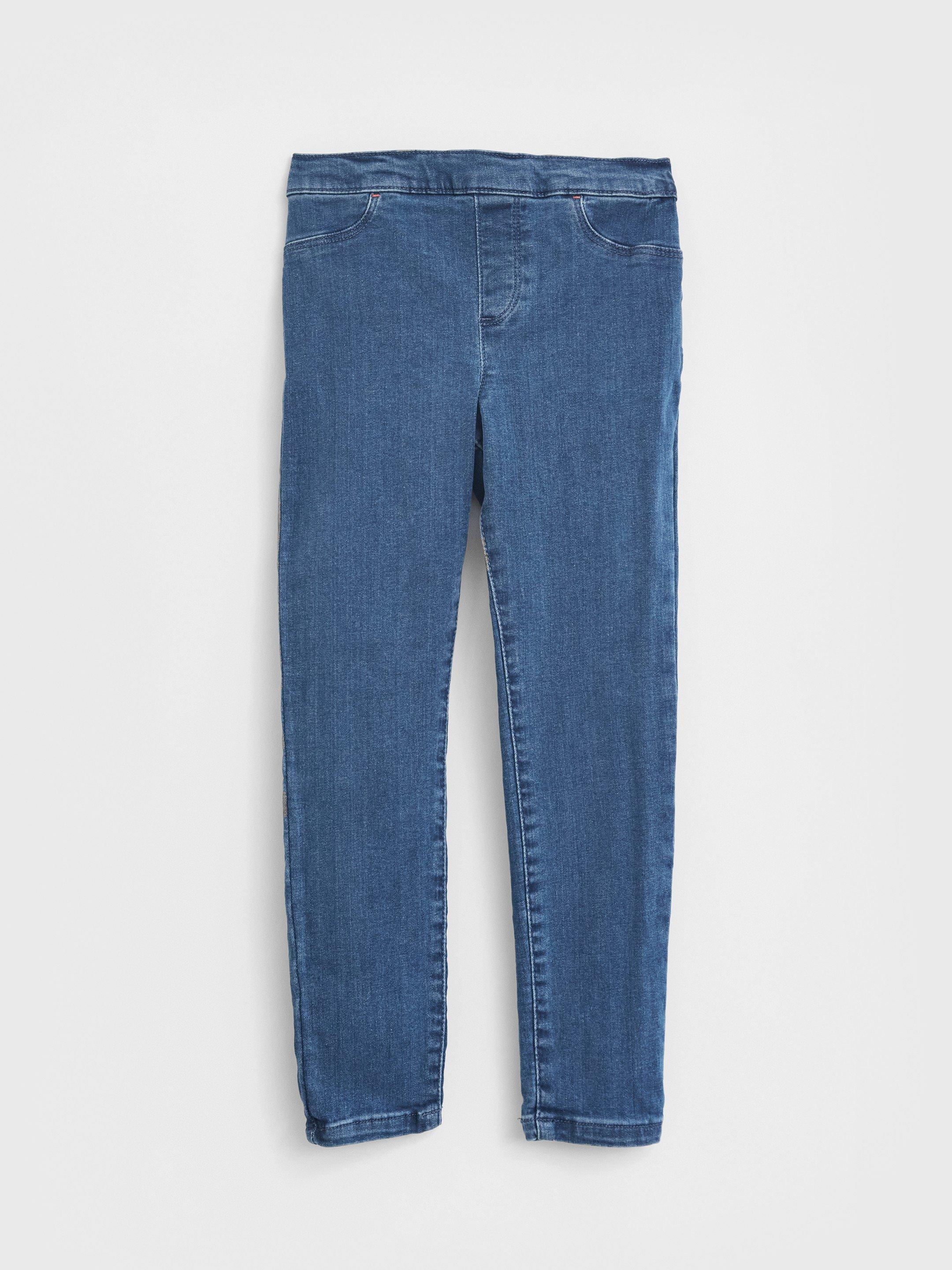 Denim Jegging in CHAMB BLUE - FLAT FRONT