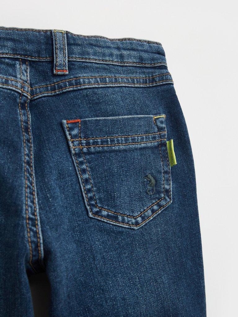 River Rib  Repair Jean in DEEP BLUE - FLAT DETAIL