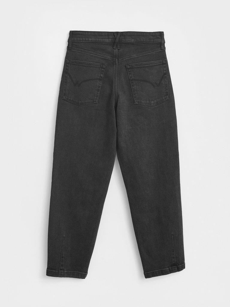 Robyn Barrel Mid Rise Jean in WASHED BLK - FLAT BACK
