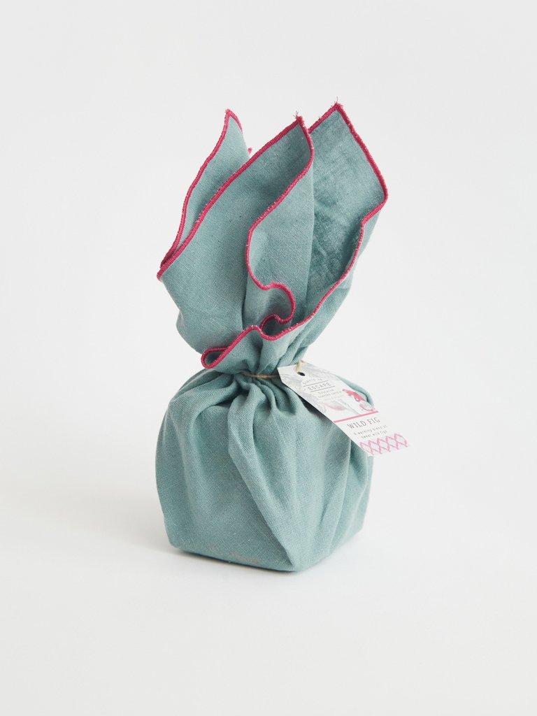 Wild Fig Candle in TEAL MLT - FLAT DETAIL