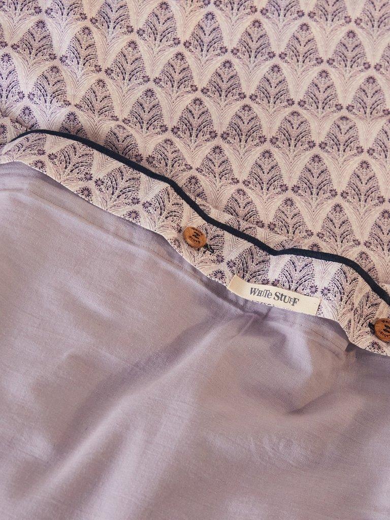 Reversible Bed Linen Double in PURPLE PR - FLAT FRONT