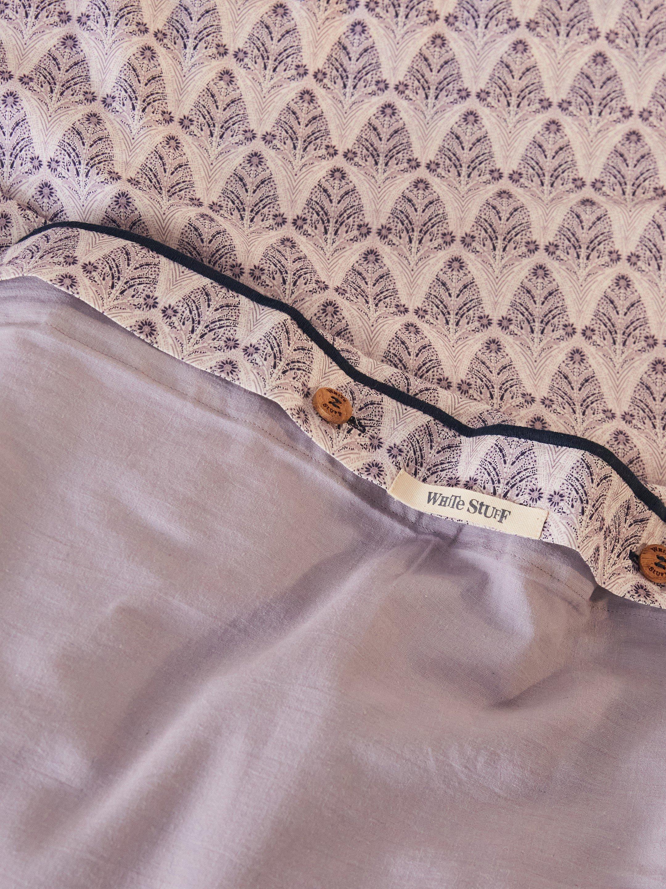 Reversible Bed Linen King in PURPLE PR - FLAT FRONT