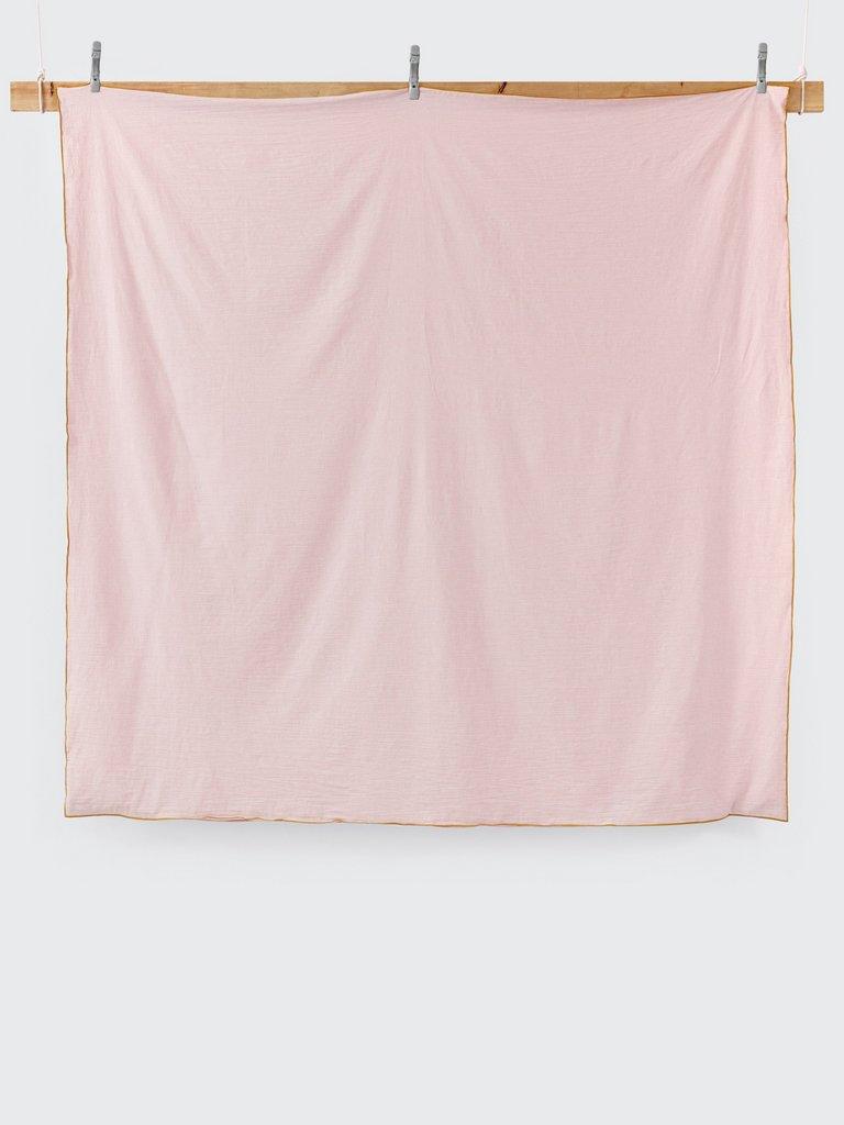 Reversible Bed Linen SuperKing in PINK MLT - FLAT DETAIL