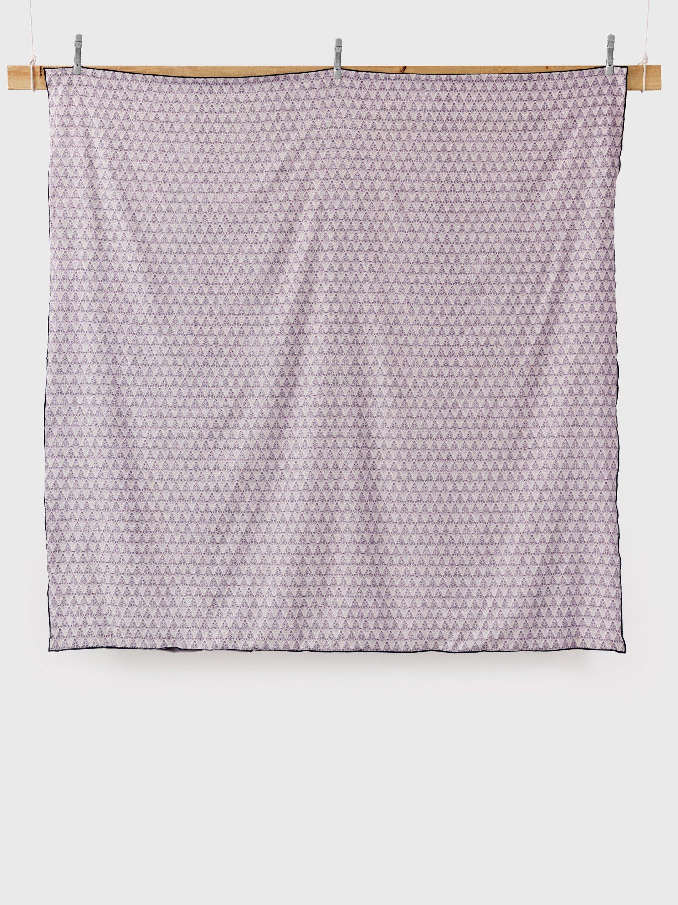Reversible Bed Linen SuperKing in PURPLE PR - FLAT DETAIL