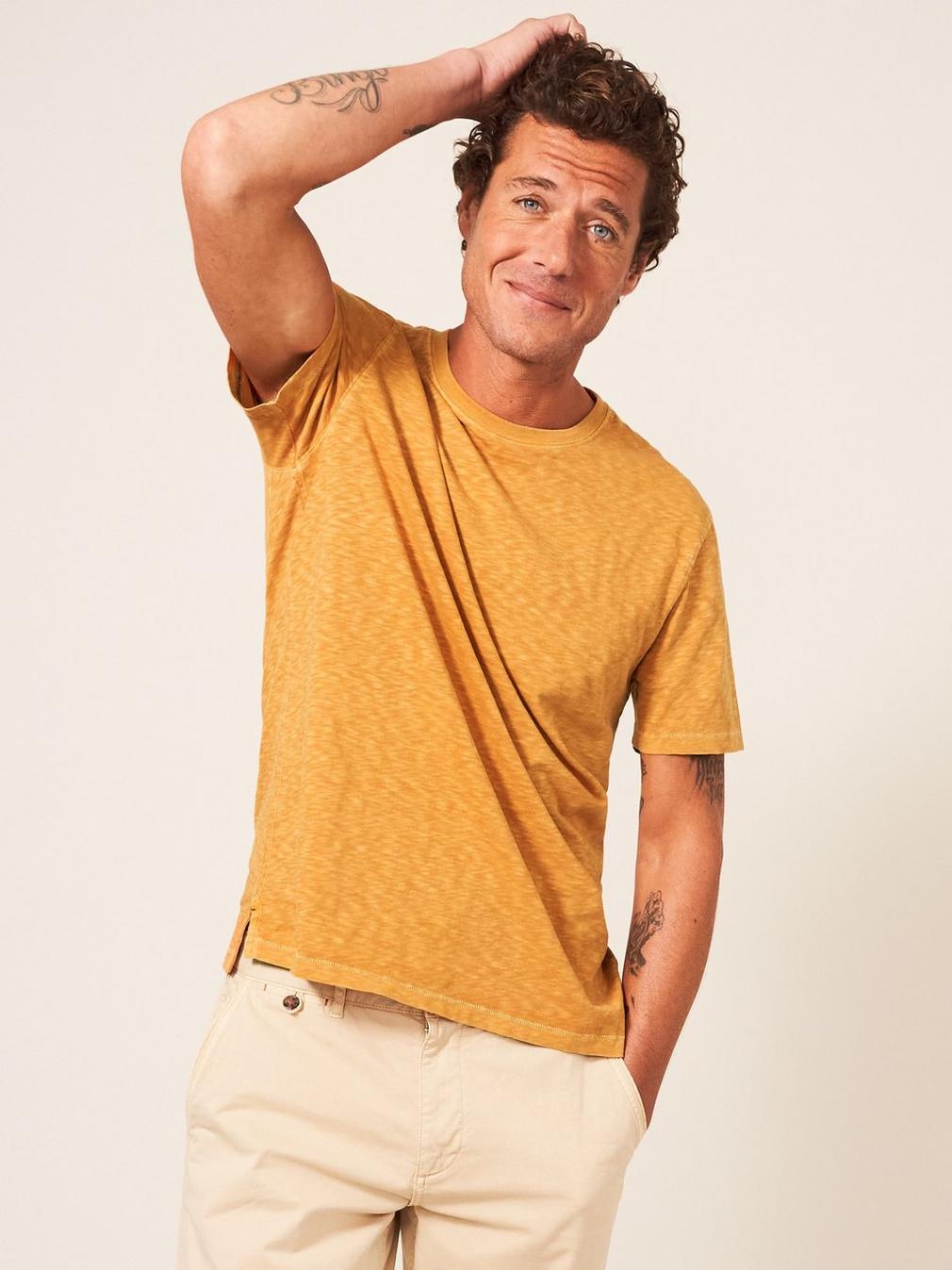 Abersoch Short Sleeve Tee in BRT ORANGE - LIFESTYLE