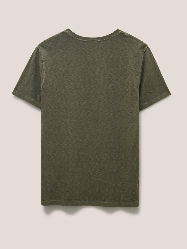 Abersoch Short Sleeve Tee in KHAKI GREEN | White Stuff