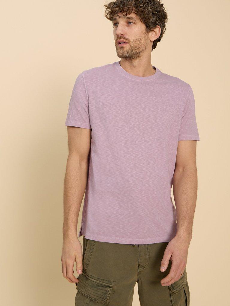 Abersoch Short Sleeve Tee in LGT PURPLE - LIFESTYLE