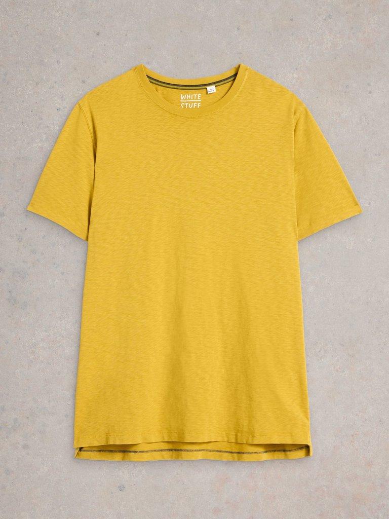 Abersoch Short Sleeve Tee in LGT YELLOW - FLAT FRONT