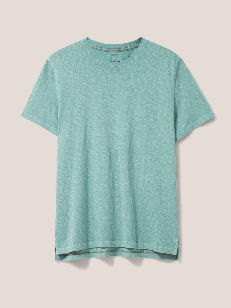 Abersoch Short Sleeve Tee in MINT GREEN - FLAT FRONT