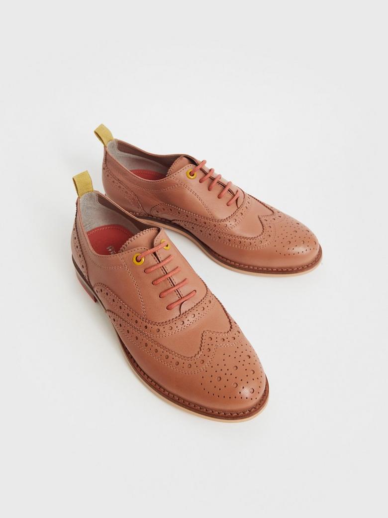 Ladies pink hot sale brogues uk