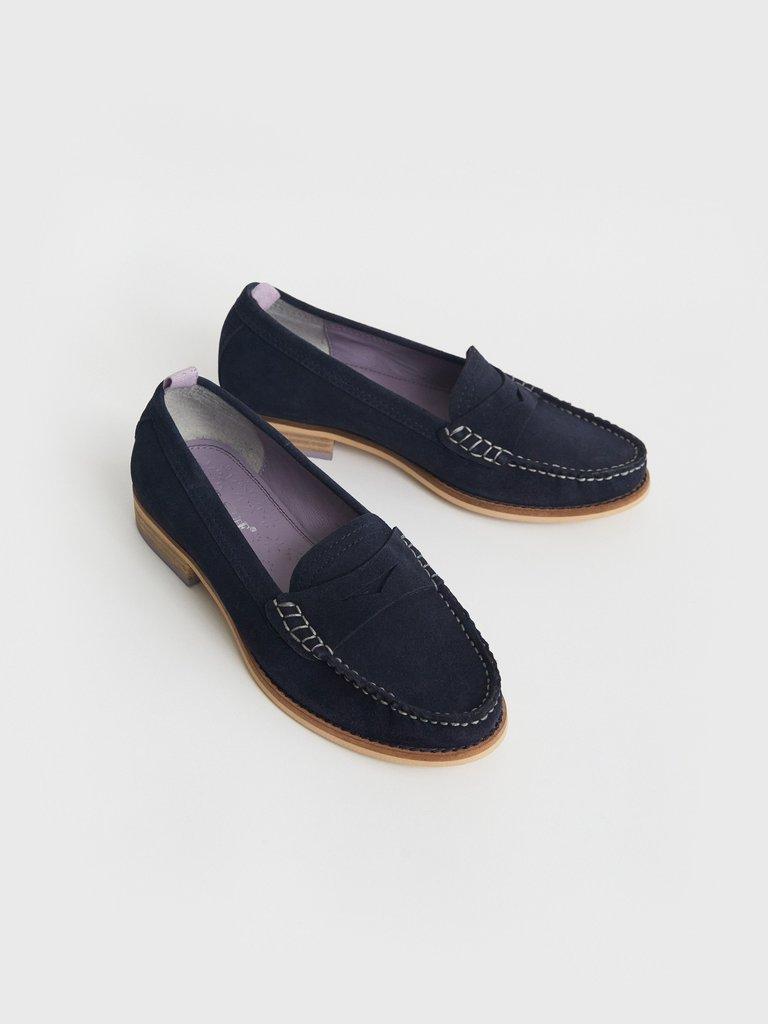 Eden Loafer in DARK NAVY - FLAT FRONT