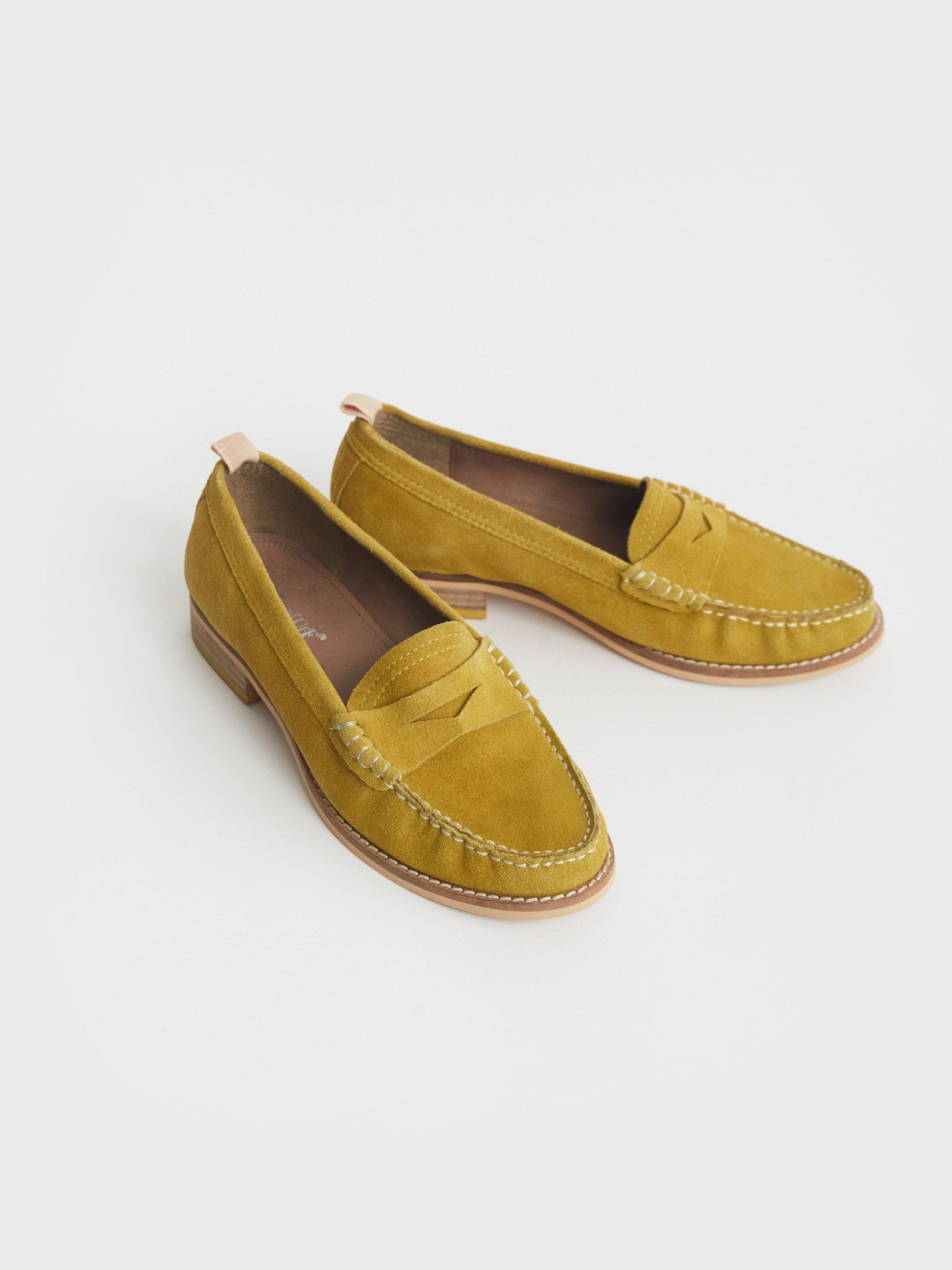 Eden Loafer in MID CHART - FLAT FRONT