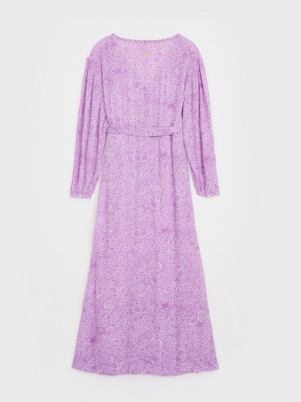 Shoreline Eco Vero Dress in PURPLE PR - FLAT BACK